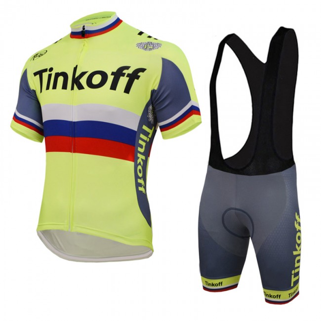 2016 Tinkoff Saxo Bank Russo Fluo Light Fietskleding Fietsshirt Korte+Korte fietsbroeken Bib 2016036121 2016 Tinkoff Saxo Bank Russo Fluo Light Fietskleding Fietsshirt Korte+Korte fietsbroeken Bib 2016036121