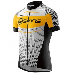 2016 Skins Promo Fietsshirt Korte Mouw zwart wit geel 2016036657 2016 Skins Promo Fietsshirt Korte Mouw zwart wit geel 2016036657