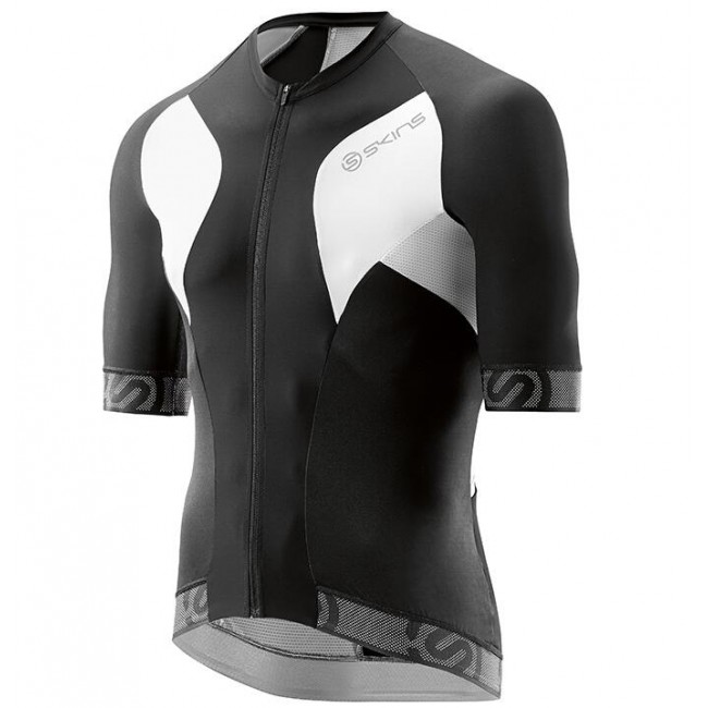 2016 Skins Tremola Fietsshirt Korte Mouw zwart wit 2016036658 2016 Skins Tremola Fietsshirt Korte Mouw zwart wit 2016036658