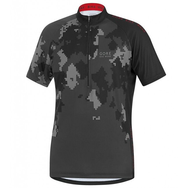 2016 GORE Element Digit Camo anthracite gris Fietsshirt Korte Mouw 2016036550 2016 GORE Element Digit Camo anthracite gris Fietsshirt Korte Mouw 2016036550