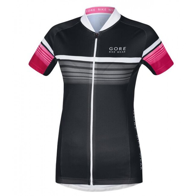 2016 GORE Fietsshirt Korte Mouw femme Element Speedy zwart rose fuchsia 2016036558 2016 GORE Fietsshirt Korte Mouw femme Element Speedy zwart rose fuchsia 2016036558