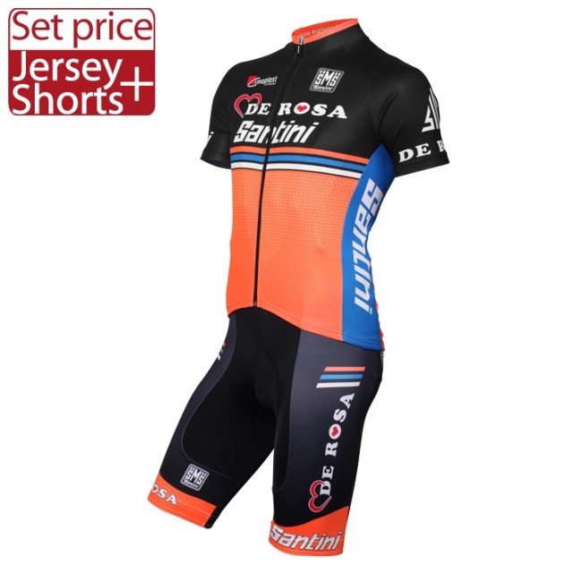 TEAM DE-ROSA SANTINI 2016 Fietskleding Fietsshirt Korte+Korte fietsbroeken 2016036085 TEAM DE-ROSA SANTINI 2016 Fietskleding Fietsshirt Korte+Korte fietsbroeken 2016036085
