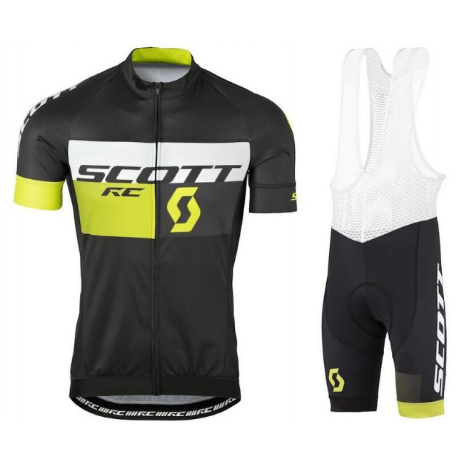 2016 Scott RC zwart geel Fietskleding Fietsshirt Korte+Korte Fietsbroeken Bib 2016036638 2016 Scott RC zwart geel Fietskleding Fietsshirt Korte+Korte Fietsbroeken Bib 2016036638