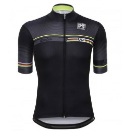 2016 Santini UCI zwart Fietsshirt Korte Mouw 2016036623 2016 Santini UCI zwart Fietsshirt Korte Mouw 2016036623