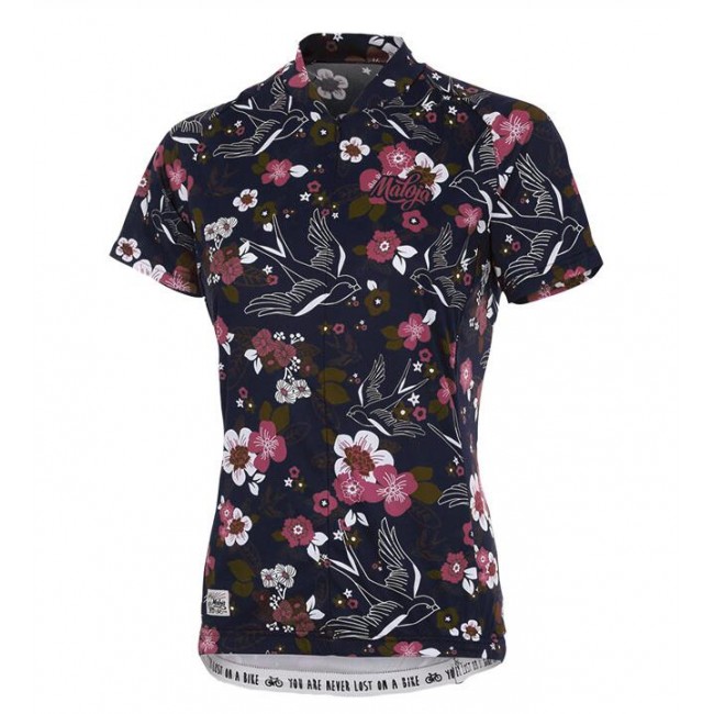 MALOJA DoveM AOP Dames Fietsshirt Korte Mouw 20160956 MALOJA DoveM AOP Dames Fietsshirt Korte Mouw 20160956