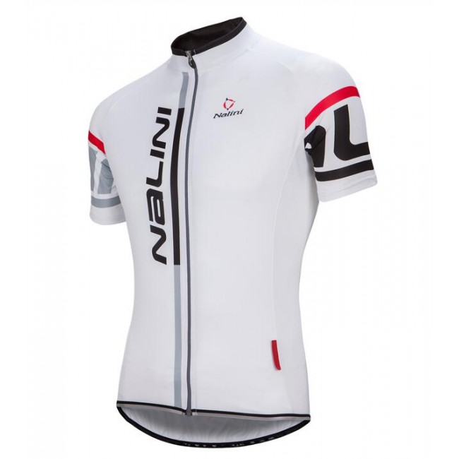 NALINI PRO Logo Summer Fietsshirt Korte Mouw wit 20160970 NALINI PRO Logo Summer Fietsshirt Korte Mouw wit 20160970