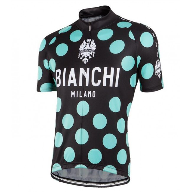 Bianchi Milano Pride Fietsshirt Korte Mouw zwart celeste 20160917 Bianchi Milano Pride Fietsshirt Korte Mouw zwart celeste 20160917