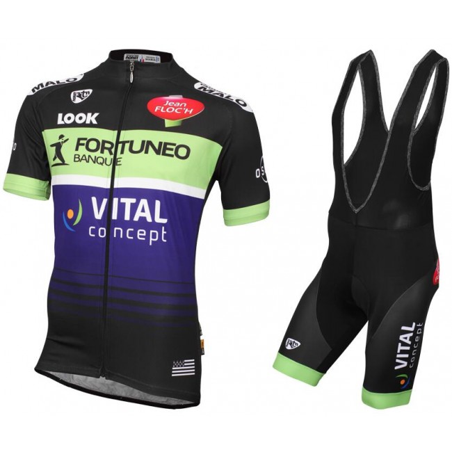 2016 FORTUNEO-VITAL CONCEPT Fietskleding Fietsshirt Korte+Korte Fietsbroeken Bib 20160948 2016 FORTUNEO-VITAL CONCEPT Fietskleding Fietsshirt Korte+Korte Fietsbroeken Bib 20160948