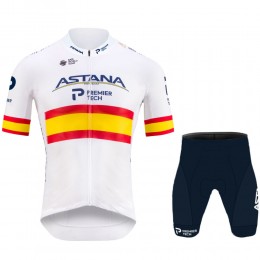 Spanish Astana Pro 2021 Team Fietskleding Fietsshirt Korte Mouw+Korte Fietsbroeken Bib 20210343 Spanish Astana Pro 2021 Team Fietskleding Fietsshirt Korte Mouw+Korte Fietsbroeken Bib 20210343