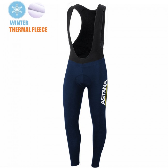 Spanish Winter Fleece Astana Pro Team 2021 Lange Fietsbroek Bib 20210355 Spanish Winter Fleece Astana Pro Team 2021 Lange Fietsbroek Bib 20210355