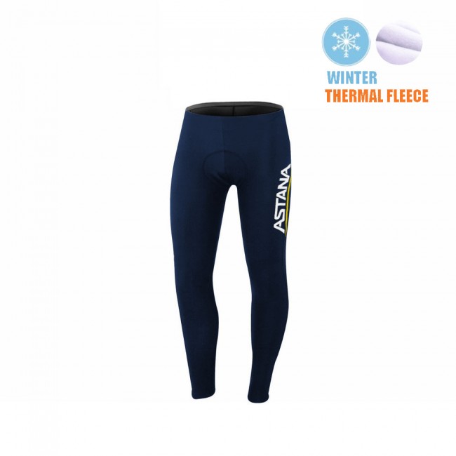 Spanish Winter Fleece Astana Pro Team 2021 Lange Fietsbroek Bib 20210356 Spanish Winter Fleece Astana Pro Team 2021 Lange Fietsbroek Bib 20210356