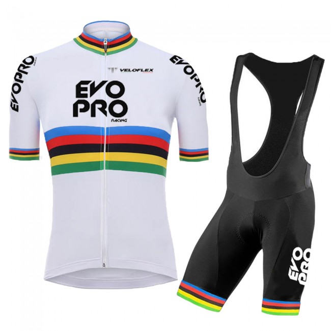 Evopro Cycling Pro 2021 Team Fietskleding Fietsshirt Korte Mouw+Korte Fietsbroeken Bib 20210393 Evopro Cycling Pro 2021 Team Fietskleding Fietsshirt Korte Mouw+Korte Fietsbroeken Bib 20210393