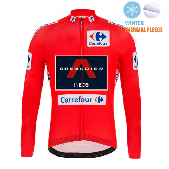 Winter Fleece INEOS Grenadier Spanish Pro Team 2021 Wielerkleding Fietsshirt Korte Mouw 20210458 Winter Fleece INEOS Grenadier Spanish Pro Team 2021 Wielerkleding Fietsshirt Korte Mouw 20210458