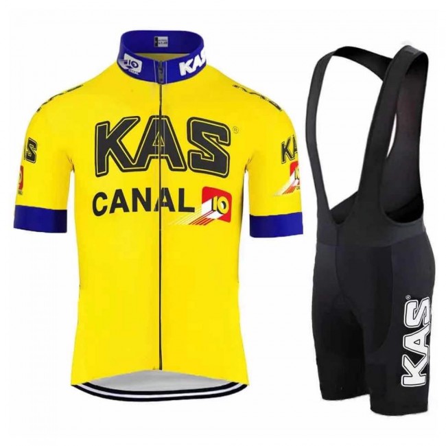 KAS Pro 2021 Team Fietskleding Fietsshirt Korte Mouw+Korte Fietsbroeken Bib 20210493 KAS Pro 2021 Team Fietskleding Fietsshirt Korte Mouw+Korte Fietsbroeken Bib 20210493