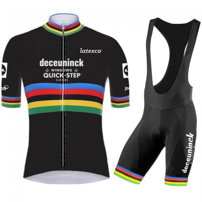 quick step champion Pro 2021 Team Fietskleding Fietsshirt Korte Mouw+Korte Fietsbroeken Bib 20210503 quick step champion Pro 2021 Team Fietskleding Fietsshirt Korte Mouw+Korte Fietsbroeken Bib 20210503