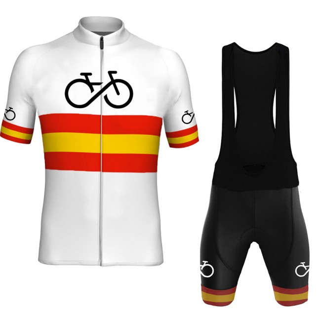 spain Pro 2021 Team Fietskleding Fietsshirt Korte Mouw+Korte Fietsbroeken Bib 20210441 spain Pro 2021 Team Fietskleding Fietsshirt Korte Mouw+Korte Fietsbroeken Bib 20210441