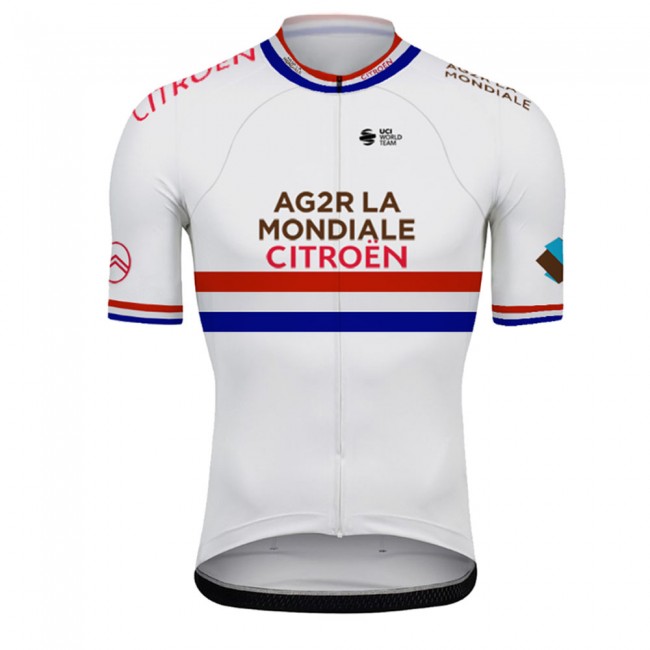 Ag2r France Champion Pro Team 2021 Wielershirt Korte Mouw 20210513 Ag2r France Champion Pro Team 2021 Wielershirt Korte Mouw 20210513