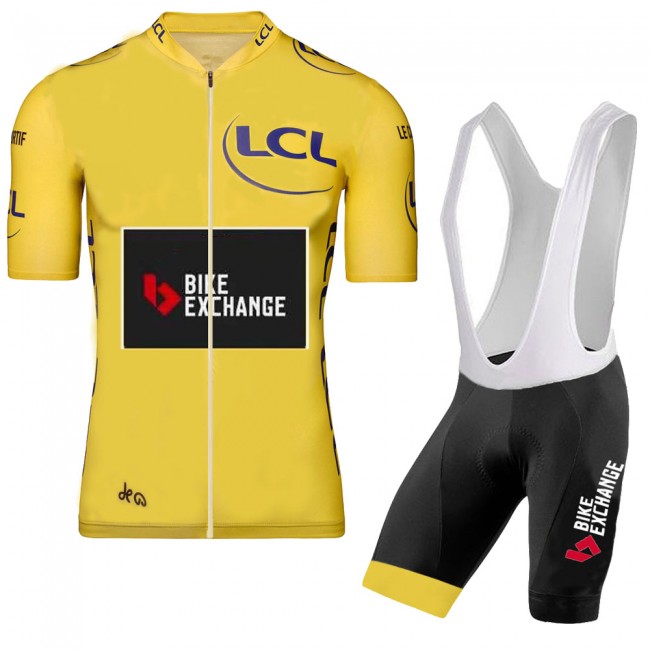 Bike Exchange Tour De France Pro Team 2021 Fietskleding Fietsshirt Korte Mouw+Korte Fietsbroeken Bib 20210532 Bike Exchange Tour De France Pro Team 2021 Fietskleding Fietsshirt Korte Mouw+Korte Fietsbroeken Bib 20210532
