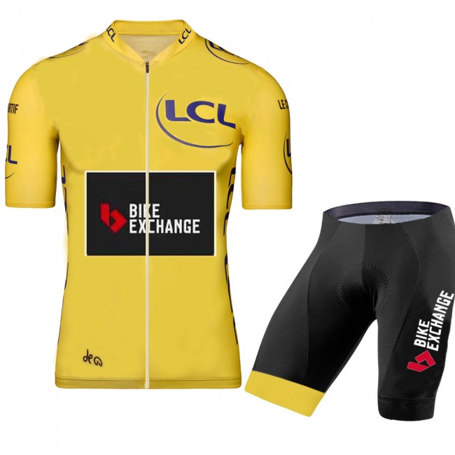 Bike Exchange Tour De France Pro Team 2021 Fietskleding Fietsshirt Korte Mouw+Korte Fietsbroeken Bib 20210533 Bike Exchange Tour De France Pro Team 2021 Fietskleding Fietsshirt Korte Mouw+Korte Fietsbroeken Bib 20210533