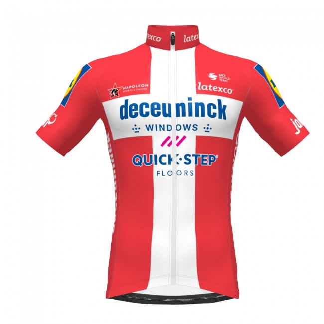 CHAMPION DANMARK Pro Team 2021 Wielershirt Korte Mouw 20210548 CHAMPION DANMARK Pro Team 2021 Wielershirt Korte Mouw 20210548