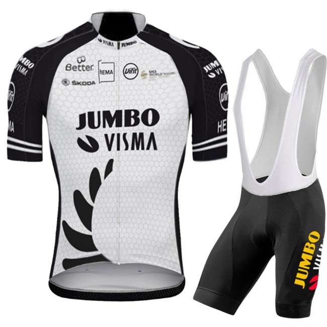 White Jumbo Visma New Zealand Pro Team 2021 Fietskleding Fietsshirt Korte Mouw+Korte Fietsbroeken Bib 20210602 White Jumbo Visma New Zealand Pro Team 2021 Fietskleding Fietsshirt Korte Mouw+Korte Fietsbroeken Bib 20210602