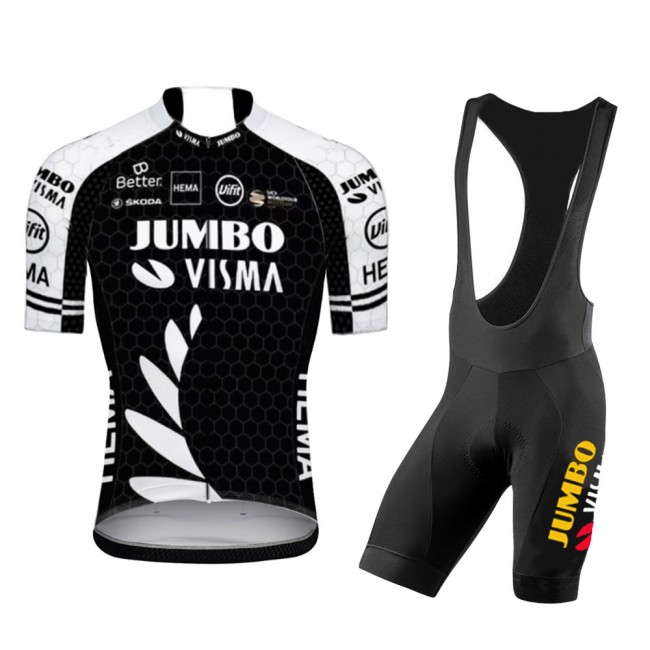 Jumbo Visma New Zealand Pro Team 2021 Fietskleding Fietsshirt Korte Mouw+Korte Fietsbroeken Bib 20210599 Jumbo Visma New Zealand Pro Team 2021 Fietskleding Fietsshirt Korte Mouw+Korte Fietsbroeken Bib 20210599