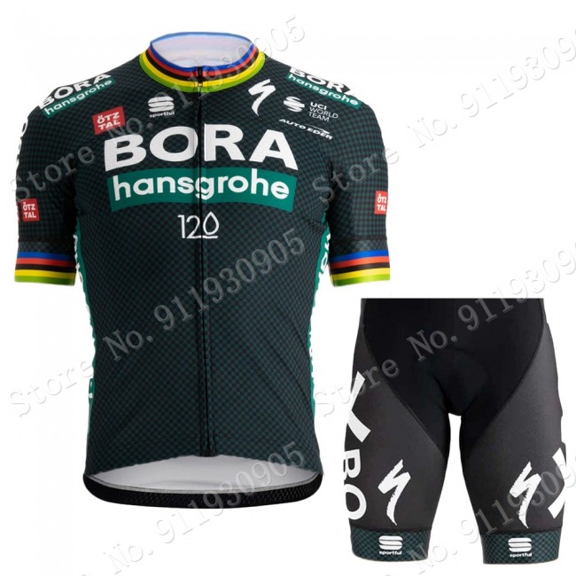 Bora Hansgrohe Champion Tour De France Pro Team 2021 Fietskleding Fietsshirt Korte Mouw+Korte Fietsbroeken Bib 70640 Bora Hansgrohe Champion Tour De France Pro Team 2021 Fietskleding Fietsshirt Korte Mouw+Korte Fietsbroeken Bib 70640
