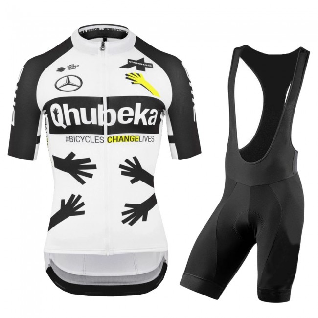 Qhubeka 2021 Team Fietskleding Fietsshirt Korte Mouw+Korte Fietsbroeken Bib 2021052920 Qhubeka 2021 Team Fietskleding Fietsshirt Korte Mouw+Korte Fietsbroeken Bib 2021052920