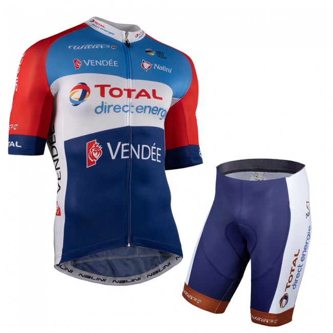 Total Direct Energie 2021 Team Wielerkleding Wielershirt Korte Mouw+Korte Fietsbroeken 2021052905 Total Direct Energie 2021 Team Wielerkleding Wielershirt Korte Mouw+Korte Fietsbroeken 2021052905