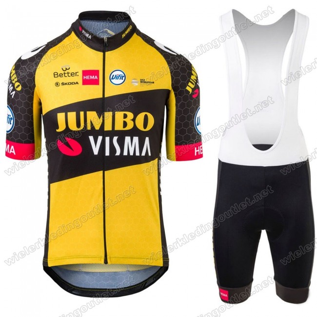 Jumbo Visma Pro Team 2021 Wielerkleding Fietsshirt Korte Mouw+Korte Fietsbroeken Bib 20210124 Jumbo Visma Pro Team 2021 Wielerkleding Fietsshirt Korte Mouw+Korte Fietsbroeken Bib 20210124
