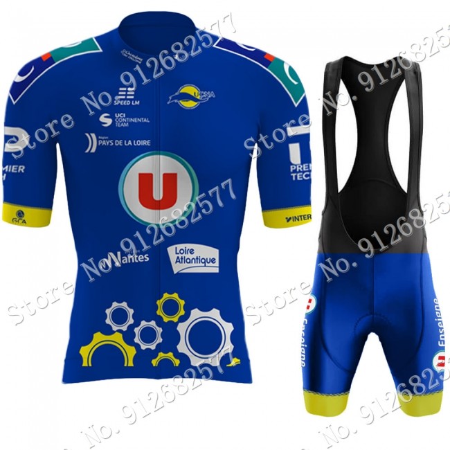 Team UC Nantes Atlantique 2022 Fietskleding Fietsshirt Korte Mouw+Korte Fietsbroeken Bib 2022030690 Team UC Nantes Atlantique 2022 Fietskleding Fietsshirt Korte Mouw+Korte Fietsbroeken Bib 2022030690