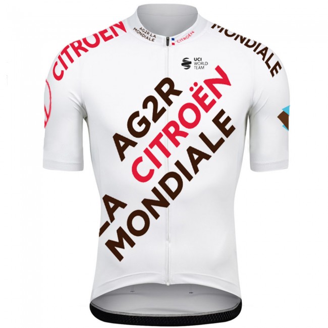 Team Ag2r White 2022 Wielerkleding Fietsshirt Korte Mouw 202261 Team Ag2r White 2022 Wielerkleding Fietsshirt Korte Mouw 202261