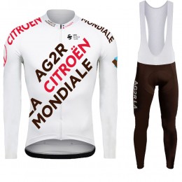 Ag2r 2022 Pro Team Fietskleding Fietsshirt Lange Mouw+Lange Fietsbroek Bib 202273 Ag2r 2022 Pro Team Fietskleding Fietsshirt Lange Mouw+Lange Fietsbroek Bib 202273