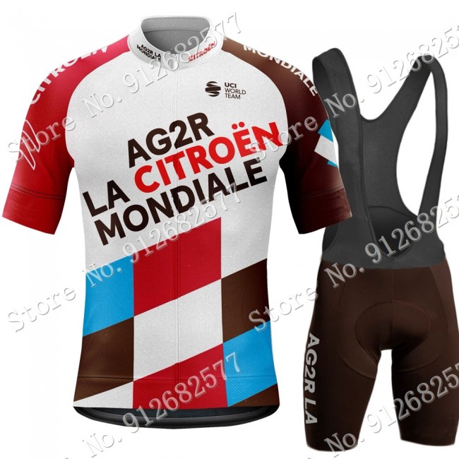 Team ag2r 2022 Fietskleding Fietsshirt Korte Mouw+Korte Fietsbroeken Bib 202201109 Team ag2r 2022 Fietskleding Fietsshirt Korte Mouw+Korte Fietsbroeken Bib 202201109