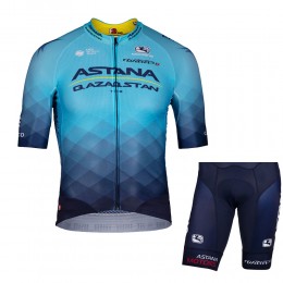 Team ASTANA QAZAQSTAN 2022 Fietskleding Fietsshirt Korte Mouw+Korte Fietsbroeken Bib 2022052917 Team ASTANA QAZAQSTAN 2022 Fietskleding Fietsshirt Korte Mouw+Korte Fietsbroeken Bib 2022052917