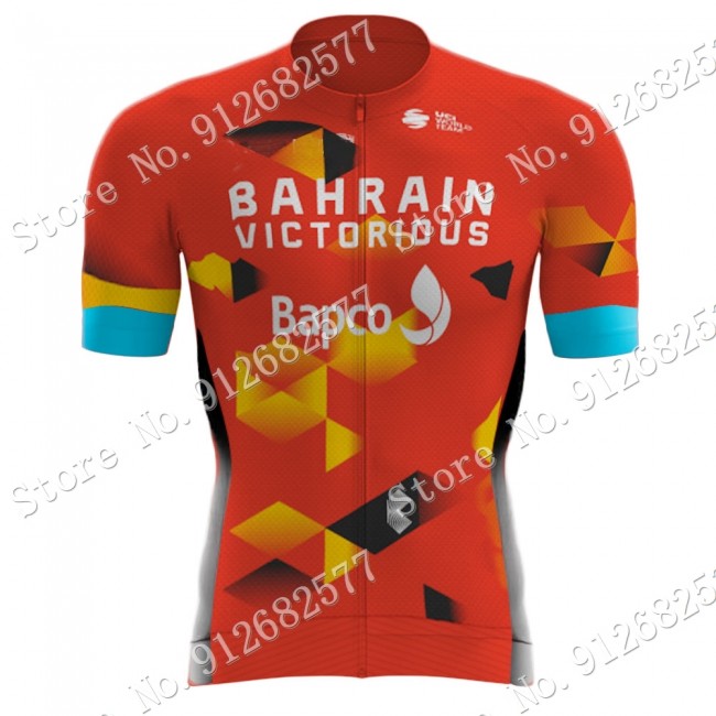 Team Bahrain Victorious 2022 Wielerkleding Fietsshirt Korte Mouw 202201083 Team Bahrain Victorious 2022 Wielerkleding Fietsshirt Korte Mouw 202201083