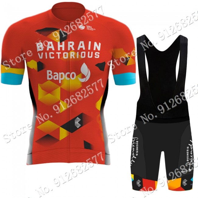Team Bahrain Victorious 2022 Fietskleding Fietsshirt Korte Mouw+Korte Fietsbroeken 202201087 Team Bahrain Victorious 2022 Fietskleding Fietsshirt Korte Mouw+Korte Fietsbroeken 202201087