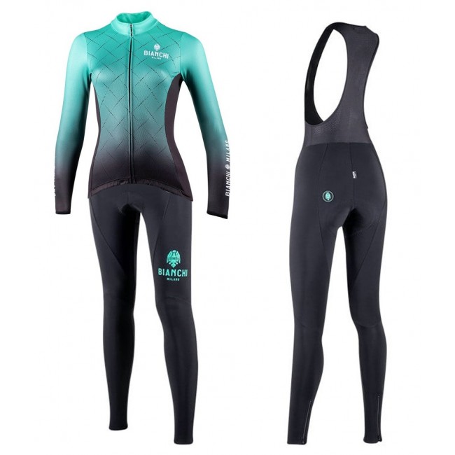 2022 Bianchi Milano Sernio Women Fietskleding Fietsshirt Lange Mouw+Lange Fietsbroek Bib Set XkRbS 2022 Bianchi Milano Sernio Women Fietskleding Fietsshirt Lange Mouw+Lange Fietsbroek Bib Set XkRbS