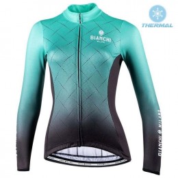 2022 Bianchi Milano Sernio Women Thermal Fietsshirt Lange Mouw orWbW 2022 Bianchi Milano Sernio Women Thermal Fietsshirt Lange Mouw orWbW