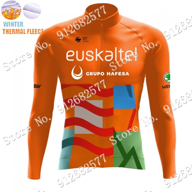 Winter euskadi euskaltel 2022 Pro Team Fietsshirt Lange Mouw 2022122536 Winter euskadi euskaltel 2022 Pro Team Fietsshirt Lange Mouw 2022122536