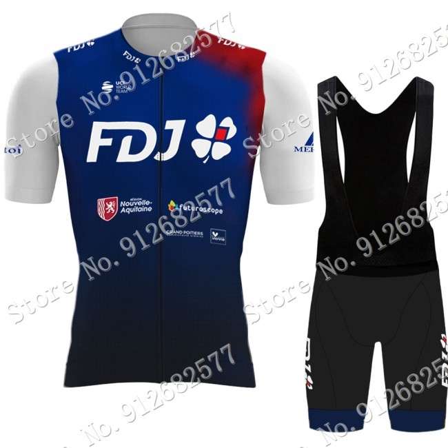 Team FDJ 2022 Fietskleding Fietsshirt Korte Mouw+Korte Fietsbroeken Bib 202201155 Team FDJ 2022 Fietskleding Fietsshirt Korte Mouw+Korte Fietsbroeken Bib 202201155
