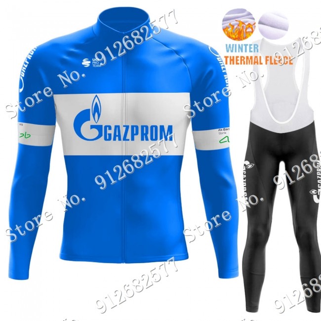 Winter gazprom rusvelo 2022 Pro Team Fietskleding Fietsshirt Lange Mouw+Lange Fietsbroek Bib 2022122608 Winter gazprom rusvelo 2022 Pro Team Fietskleding Fietsshirt Lange Mouw+Lange Fietsbroek Bib 2022122608
