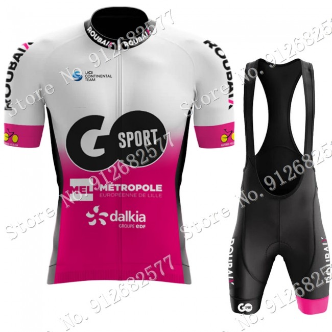 Team go sport roubaix 2022 Fietskleding Fietsshirt Korte Mouw+Korte Fietsbroeken 2022030605 Team go sport roubaix 2022 Fietskleding Fietsshirt Korte Mouw+Korte Fietsbroeken 2022030605