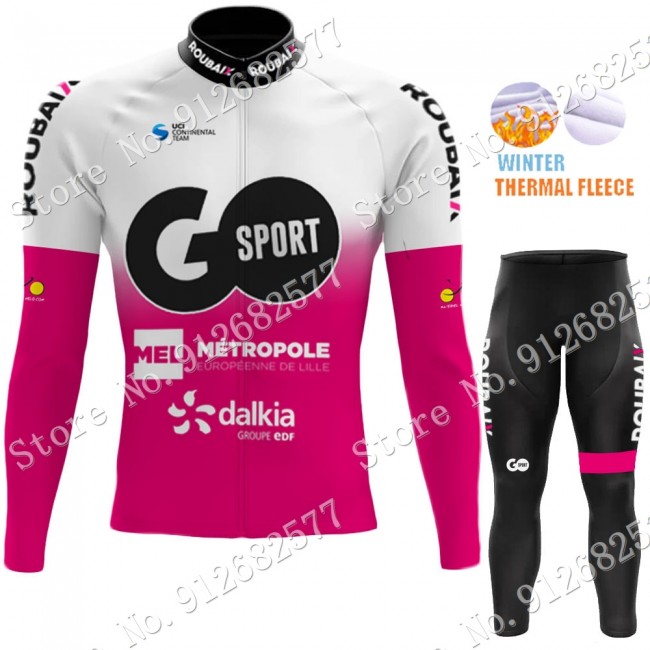 Winter go sport roubaix 2022 Pro Team Fietskleding Fietsshirt Lange Mouw+Lange Fietsbroek Bib 2022030619 Winter go sport roubaix 2022 Pro Team Fietskleding Fietsshirt Lange Mouw+Lange Fietsbroek Bib 2022030619