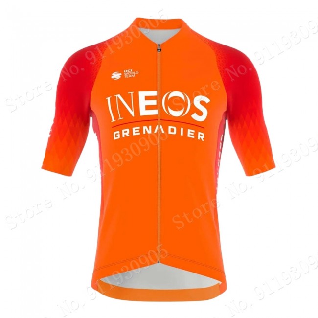 ineos grenadier Tour De France 2022 Team Wielerkleding Fietsshirt Korte Mouw Orange 202222 ineos grenadier Tour De France 2022 Team Wielerkleding Fietsshirt Korte Mouw Orange 202222