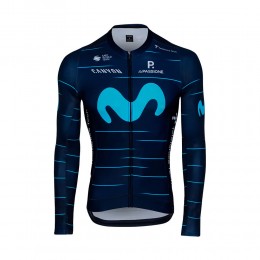 Team Movistar 2022 Fietskleding Fietsshirt Lange Mouw 2022052930 Team Movistar 2022 Fietskleding Fietsshirt Lange Mouw 2022052930