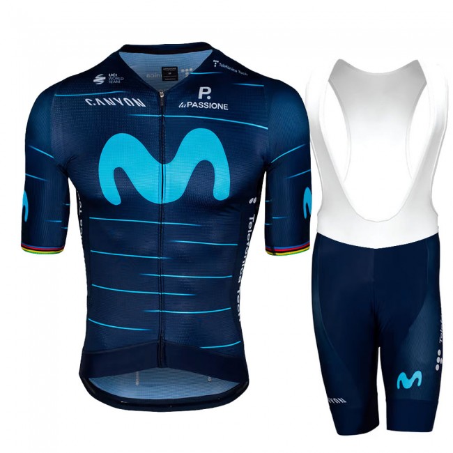 Team Movistar 2022 Fietskleding Fietsshirt Korte Mouw+Korte Fietsbroeken World Champion 2022052927 Team Movistar 2022 Fietskleding Fietsshirt Korte Mouw+Korte Fietsbroeken World Champion 2022052927
