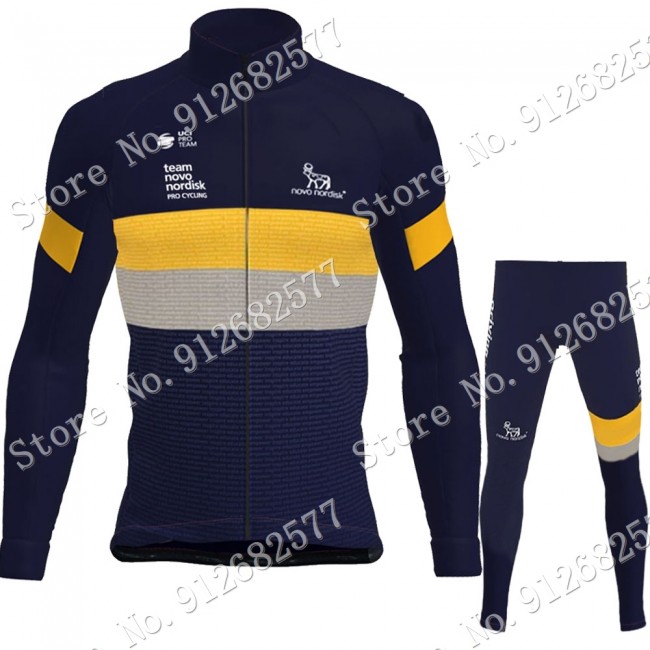 Novo Nordisk 2022 Pro Team Fietskleding Fietsshirt Lange Mouw+Lange Fietsbroek Bib 202201140 Novo Nordisk 2022 Pro Team Fietskleding Fietsshirt Lange Mouw+Lange Fietsbroek Bib 202201140