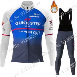 Winter Quick Step Alpha Vinyl 2022 Pro Team Fietskleding Fietsshirt Lange Mouw+Lange Fietsbroek Bib 202201059 Winter Quick Step Alpha Vinyl 2022 Pro Team Fietskleding Fietsshirt Lange Mouw+Lange Fietsbroek Bib 202201059