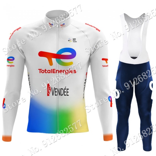 Total New Energies 2022 Pro Team Fietskleding Fietsshirt Lange Mouw+Lange Fietsbroek 202202146 Total New Energies 2022 Pro Team Fietskleding Fietsshirt Lange Mouw+Lange Fietsbroek 202202146